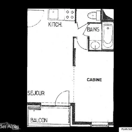 Les Menuires - 4 Pers, 24 M2, 1/0 * Saint-Martin-de-Belleville